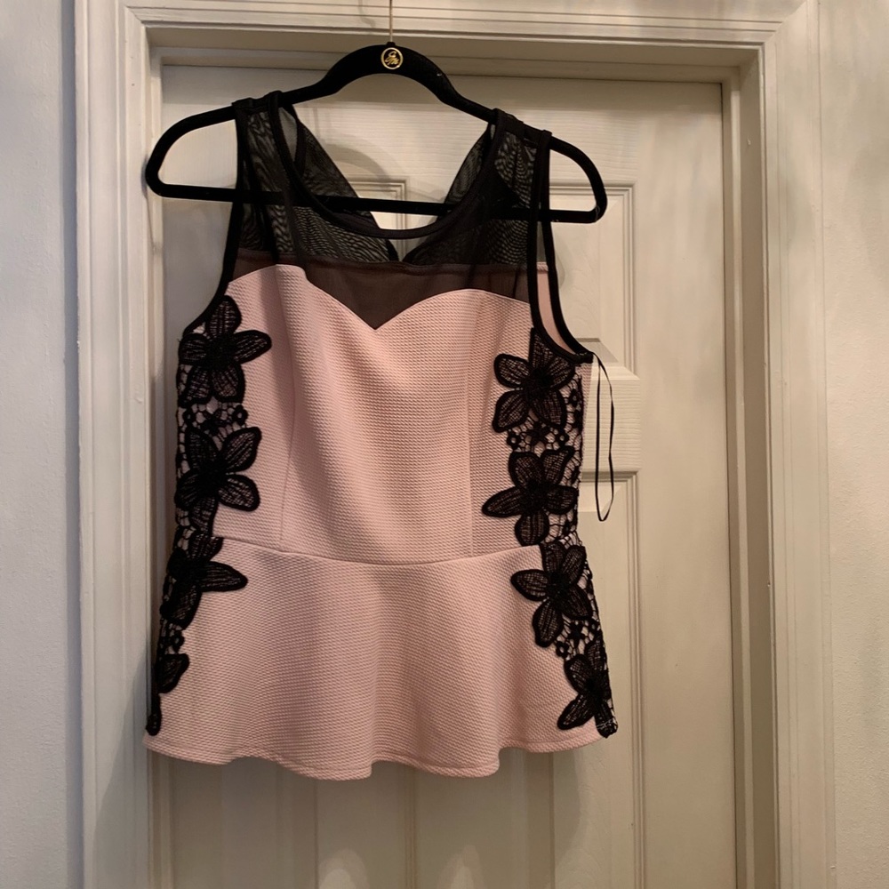 2 piece peplum top and pencil skirt